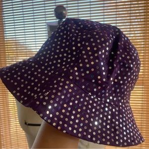 Disco Purple Bucket Hat from Dolls Kill. Never worn, missing tags.